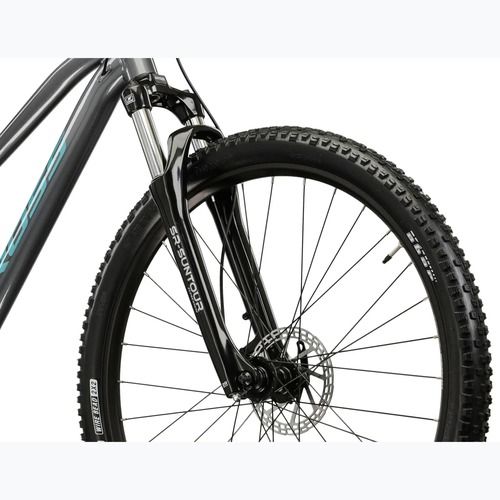 Moteriškas kalnų dviratis KROSS Lea 4.0 In 27.5 grey/turquoise/gloss