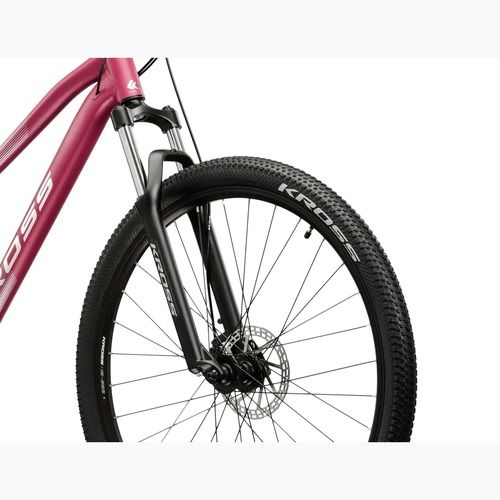 Moteriškas kalnų dviratis KROSS Lea 2.0 In 27.5 pink/silver/matte