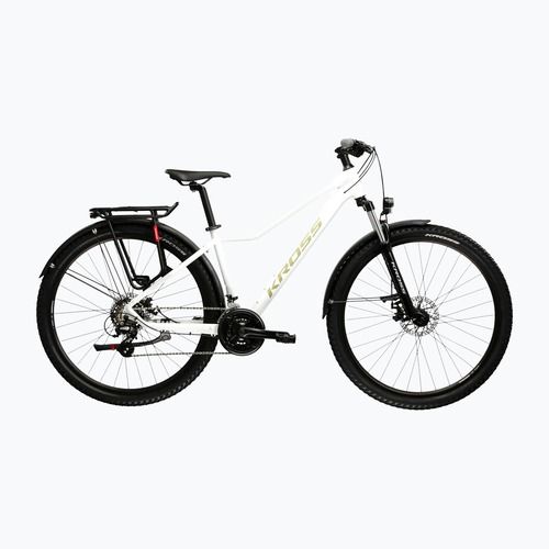 Moteriškas kalnų dviratis KROSS Lea 2.0 Eq W 27.5 white/gold/gloss