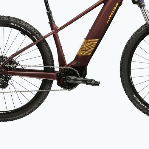 Elektrinis dviratis KROSS Influx Hyb 3.0 29 el. 800 Wh ruby/gold/matte