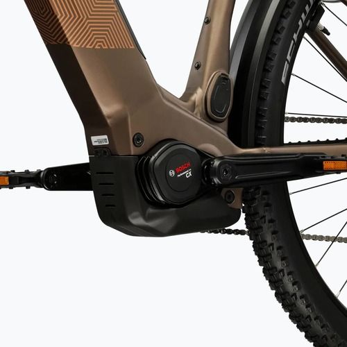 Elektrinis dviratis KROSS Influx Suv Hybrid 4.0 800 29 electric gray/copper/matte