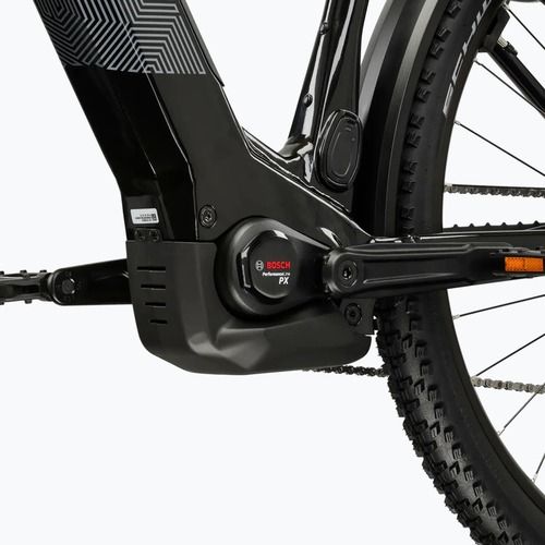 Elektrinis dviratis KROSS Influx Suv Hybrid 3.0 29 el. 800 Wh black/silver/gloss