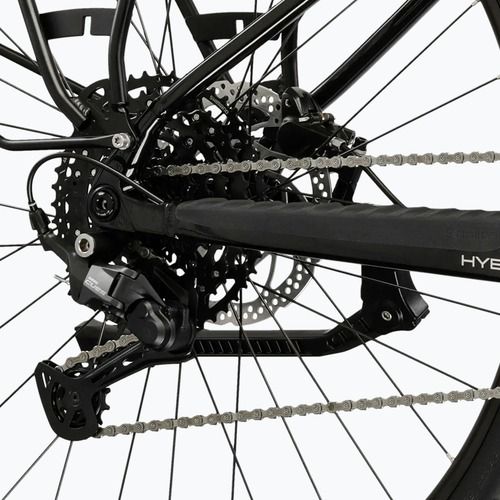 Elektrinis dviratis KROSS Influx Suv Hybrid 3.0 29 el. 800 Wh black/silver/gloss