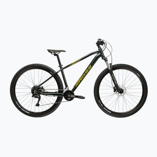 Kalnų dviratis KROSS Hexagon 5.0 27.5" green/green/gloss