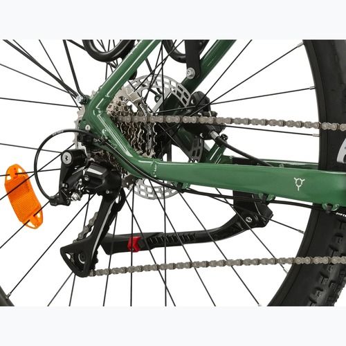 Kalnų dviratis KROSS Hexagon 4.0 EQ 27,5" green/silver/gloss