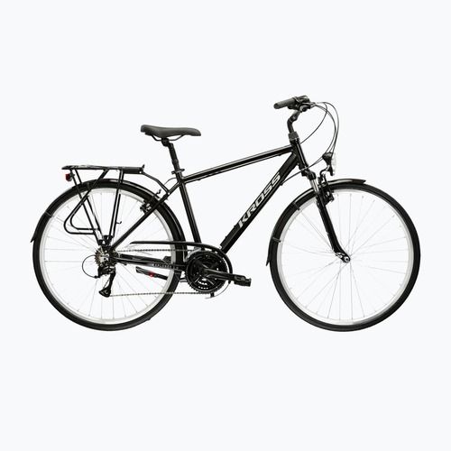 Žygio dviratis KROSS Explorer 2.0 black/silver/gloss
