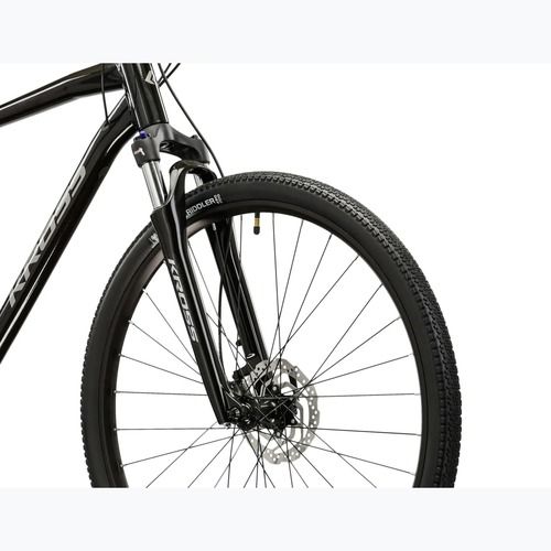 Kroso dviratis KROSS Evado 7.0 black/silver/gloss