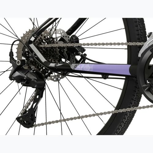 Moteriškas krosinis dviratis KROSS Evado 7.0 In black/purple/gloss