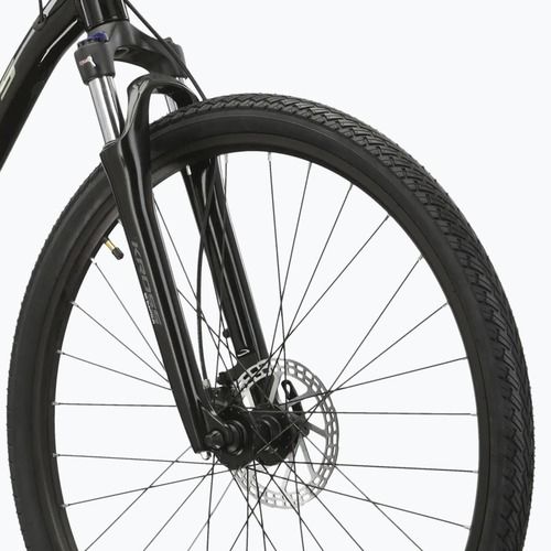 Kroso dviratis KROSS Evado 5.0 black/green/gloss