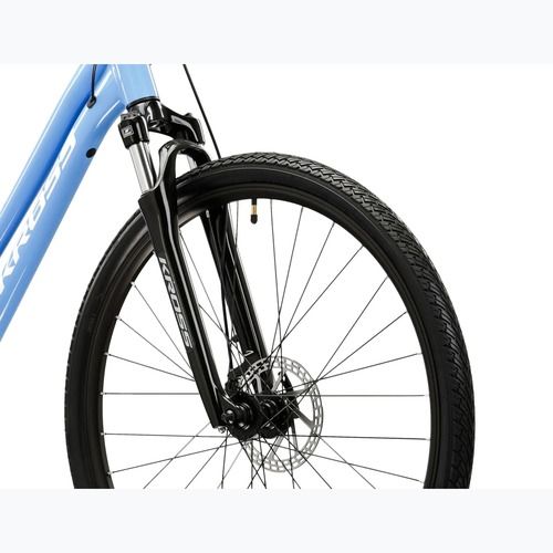 Moteriškas krosinis dviratis KROSS Evado 3.0 In blue/white/gloss