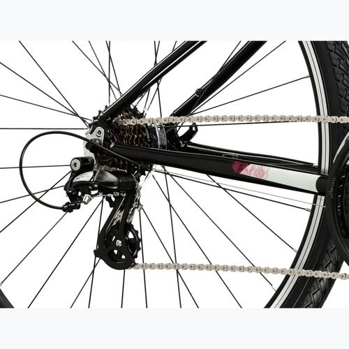 Moteriškas krosinis dviratis KROSS Evado 2.0 In black/pink/gloss