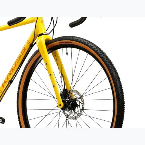 Gravel dviratis KROSS Esker 4.0 yellow/orange/gloss
