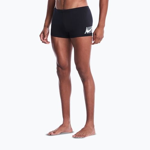 Vyriškos maudymosi glaudės Nike Logo Graphic Square Leg black