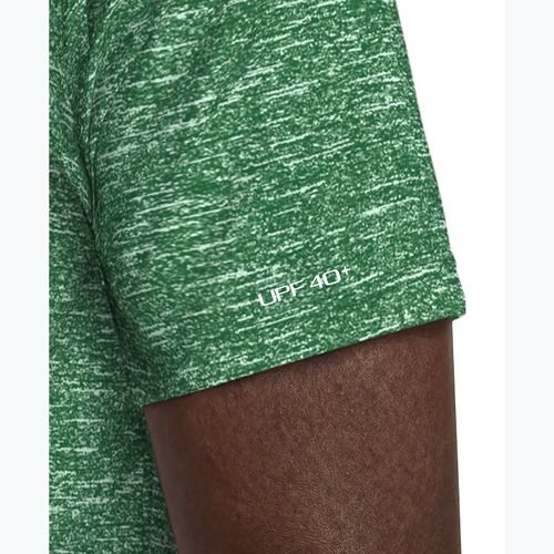 Vyriški plaukimo marškinėliai Nike Heather Hydroguard malachite