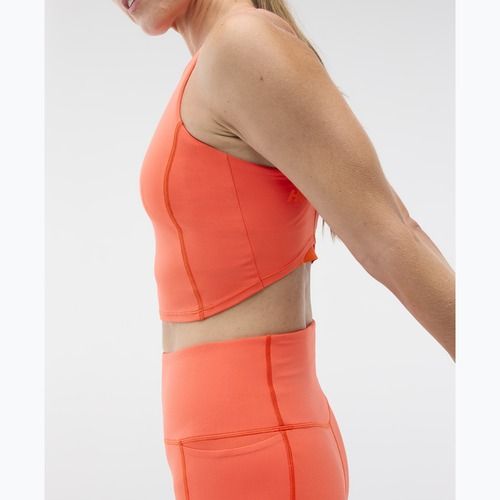 Treniruočių liemenėlė HOKA Elaro Crop bell pepper