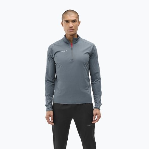Vyriškas bėgimo džemperis HOKA GlideTech Quarter Zip faded navy