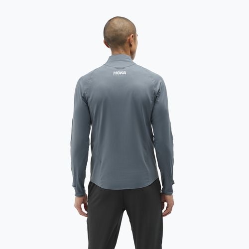 Vyriškas bėgimo džemperis HOKA GlideTech Quarter Zip faded navy