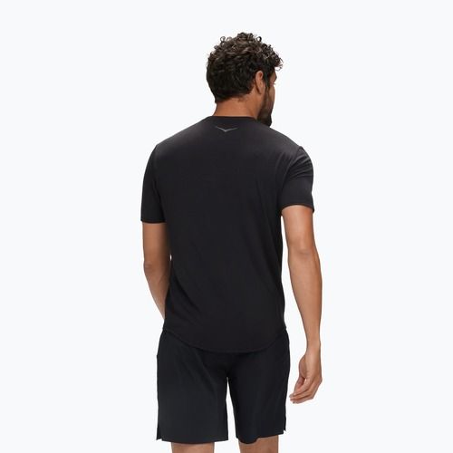 Vyriški bėgimo marškinėliai HOKA Essential Tee black