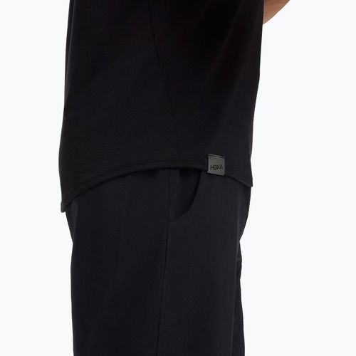 Vyriški bėgimo marškinėliai HOKA Essential Tee black