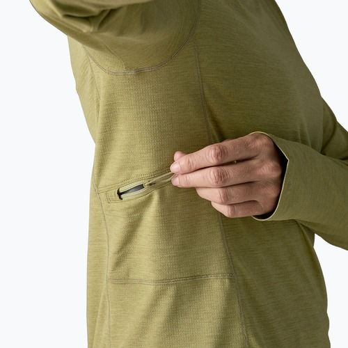 Moteriškas džemperis Patagonia Capilene Cool Sun Hoody gumtree green/light gumtree green x-dye