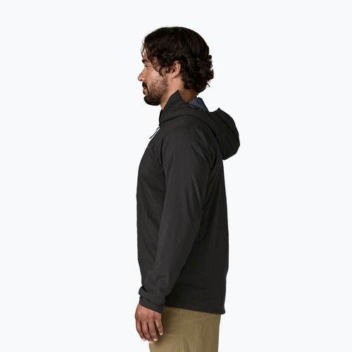 Vyriška hibridinė striukė Patagonia Nano-Air Ultralight Full-Zip Hoody juoda