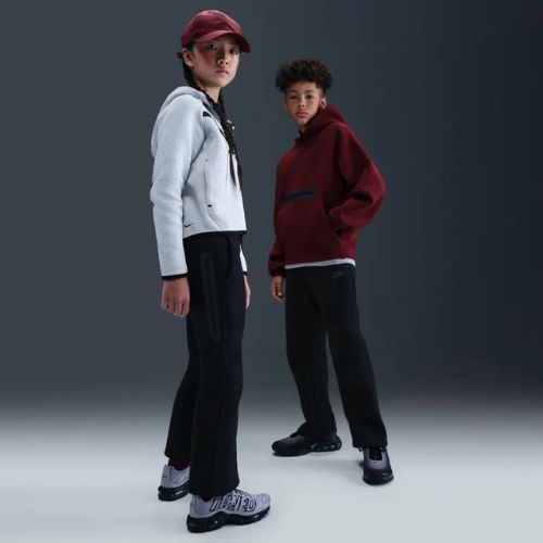 Vaikiškos kelnės Nike Sportswear Tech Fleece black/black