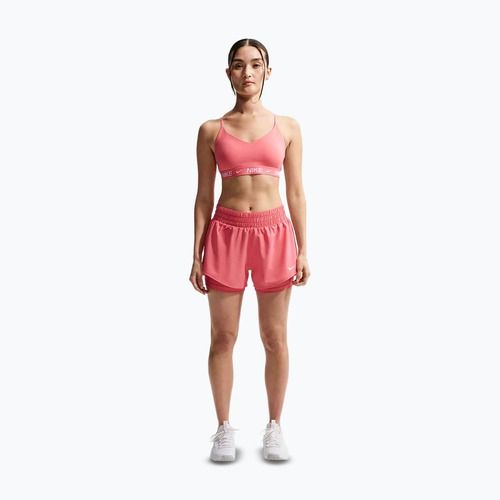 Moteriški bėgimo šortai Nike One Dri-FIT 2IN1 sea coral/white