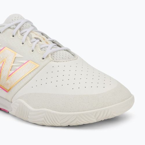 Futbolo batai New Balance Furon Pro V8 IN pink heat/sea salt/gold metallic