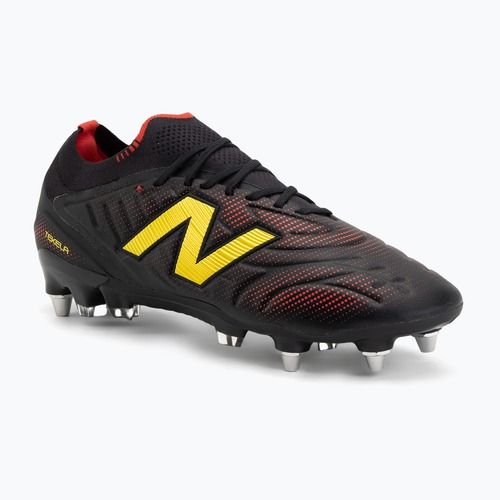 Futbolo batai New Balance Tekela Elite Low V5 SG black 100/punch yellow/fire cracker
