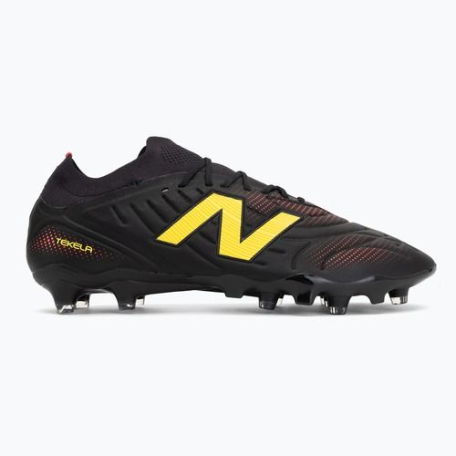 Futbolo batai New Balance Tekela Pro Low V5 FG black 100/punch yellow/fire cracker