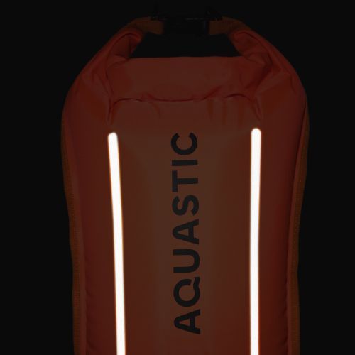 Gelbėjimosi plūdė plaukimui su kišene AQUASTIC double-chamber orange