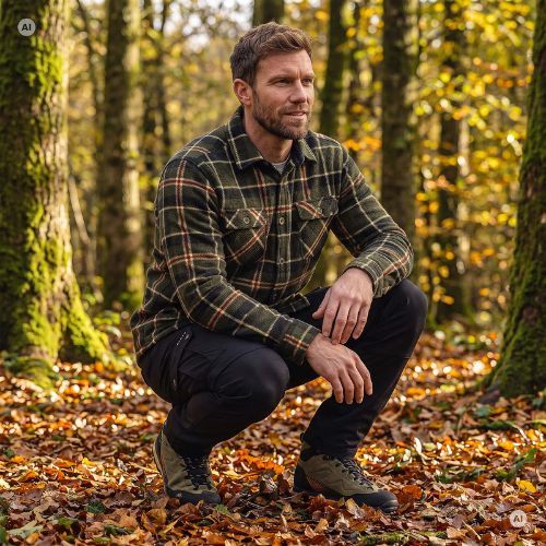 Bluza trekkingowa męska KADVA Walkora zielony