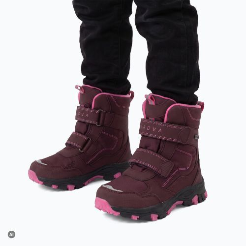 Vaikiški žieminiai batai KADVA Snowey Mid WP rožiniai