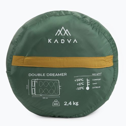 Dvigubas miegmaišis KADVA Double dream green