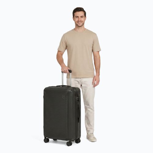 Vidutinio dydžio kelioninis lagaminas KADVA Palero 64 l juodas