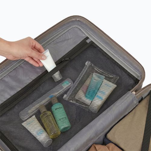 Vidutinio dydžio kelioninis lagaminas KADVA Palero 64 l juodas