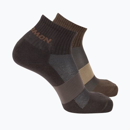 Kojinės Salomon Evasion Ankle 2 pairs dark earth/walnut
