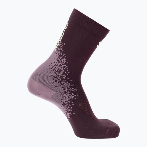 Kojinės Salomon Gravel Crew butterfly/dusky orchid/huckleberry