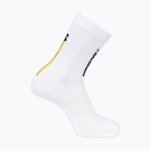 Kojinės Salomon Pulse Race Flag Crew white