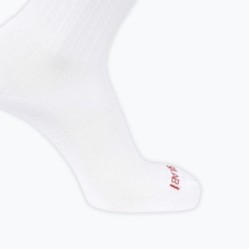 Kojinės Salomon S/Lab Phantasm Crew 3 white/fiery red
