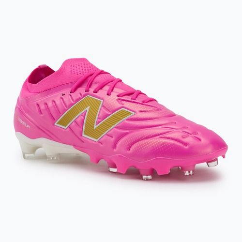 Futbolo batai New Balance Tekela Pro Low V5 FG pink heat/metallic gold/pink satin