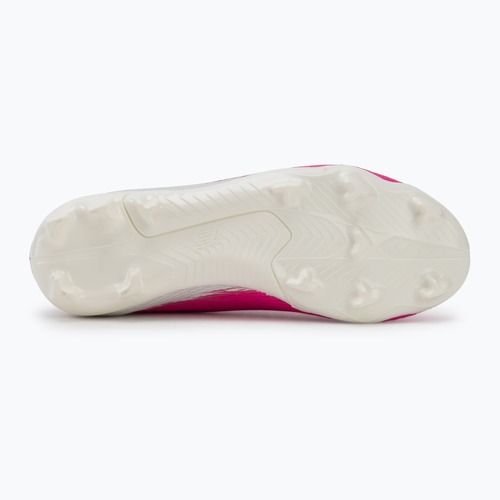 Vaikiški futbolo batai New Balance Furon Team V8 FG pink heat/sea salt/gold metallic