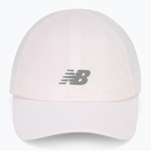 Kepurė su snapeliu New Balance 5 Panel Performance V 2.0 pink salt