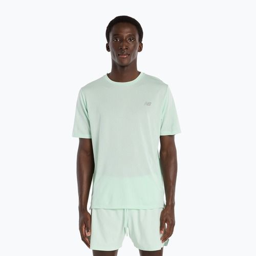 Vyriški marškinėliai New Balance Athletics Run cosmic jade heather