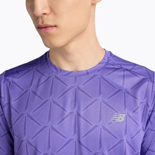 Vyriški marškinėliai New Balance Essentials Printed T electric purple