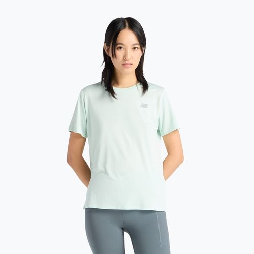 Moteriški bėgimo marškinėliai New Balance Essentials cosmic jade