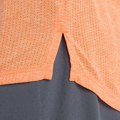 Moteriški marškinėliai New Balance Athletics tangerine heat