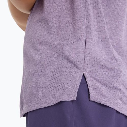 Moteriški marškinėliai New Balance Athletics candied violet heather