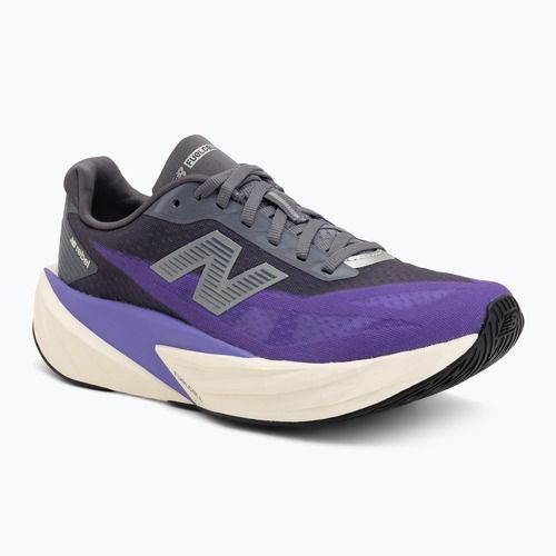 Moteriški bėgimo batai New Balance FuelCell Rebel V5 electric indigo/truffle salt/silver metallic