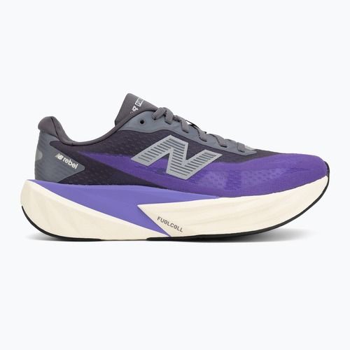 Moteriški bėgimo batai New Balance FuelCell Rebel V5 electric indigo/truffle salt/silver metallic